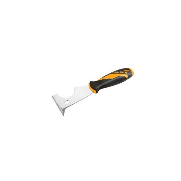 Tolsen 6-in-1 Putty Knife Industrial Fully Hardened Stainless Steel Blade Mirror Finish 40010 - main